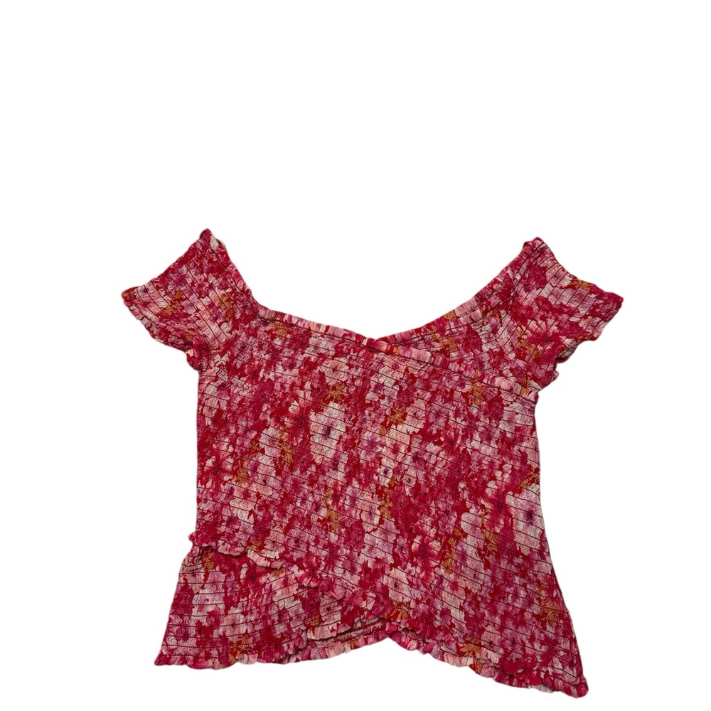 BB Dakota by Steve Madden Women's Smocked Off-Shoulder Top